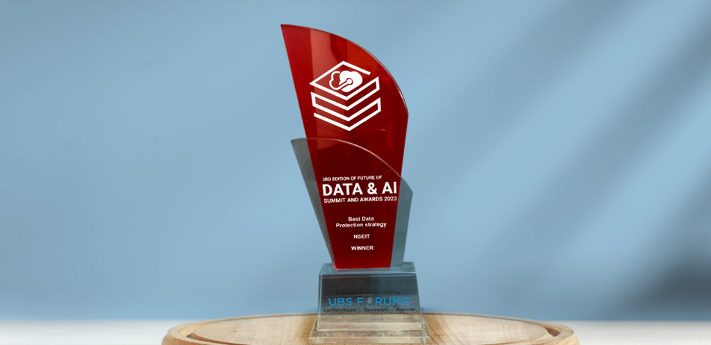 NSEIT wins Best Data Protection Strategy award at the  Future of Data & AI Summit and Awards 2023